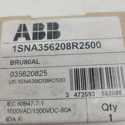 New | in-Stock ABB ABB TERMINAL BLOCKS BRU80AL Terminal Blocks | ND Industrial Surplus #1225075