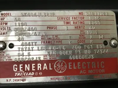 USED GENERAL ELECTRIC 5K404JL327P