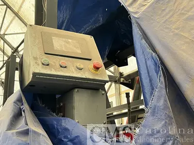 USED AUTOMATED INDUSTRIAL TECHNOLOGY AIT PALLET BOARD STACKER WITH UNSCRAMBLER
