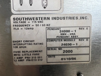 USED BRIDGEPORT SERIES II 4 HP VERTICAL MILL