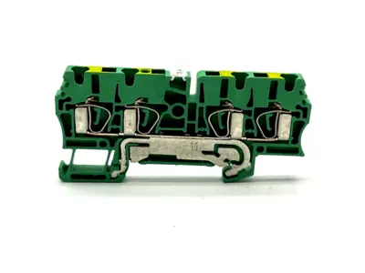 ZPE 2.5/4AN | Weidmüller  PE Terminal Tension-Clamp Connection 1608660000 LOT OF 5 - Used