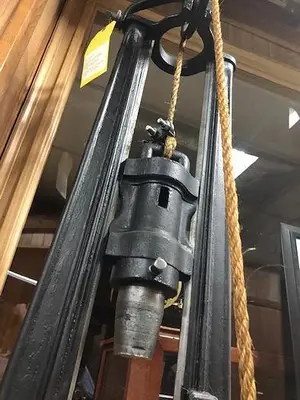 5350-385 Antique Rare Foot Drop Hammer Press Circa 1890 MFG. by Blundell & Co.