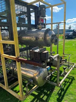 Column, 42" x 7' + 18" x 13', S/st, SRS Engineering, #S743631