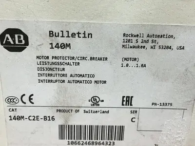 Used 2017 ALLENBRADLEY 140MC2EB16 Misc Electrical & Power Parts Ohio US | HGR 24 #1545396