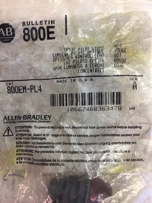 NEW Allen-Bradley 800EM-PL4