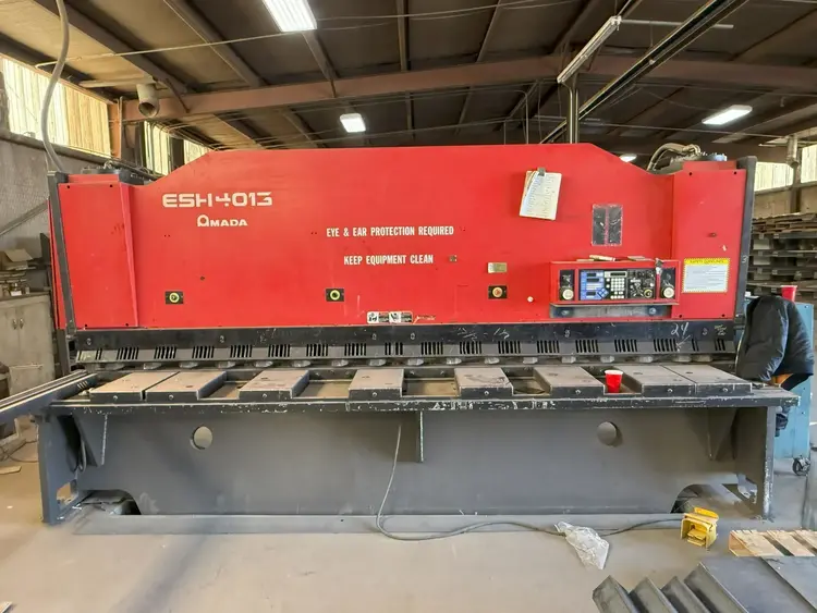 Used 2002 AMADA ESH4013 Power Squaring Shears (Inch) Texas US | Lion Machinery #336790