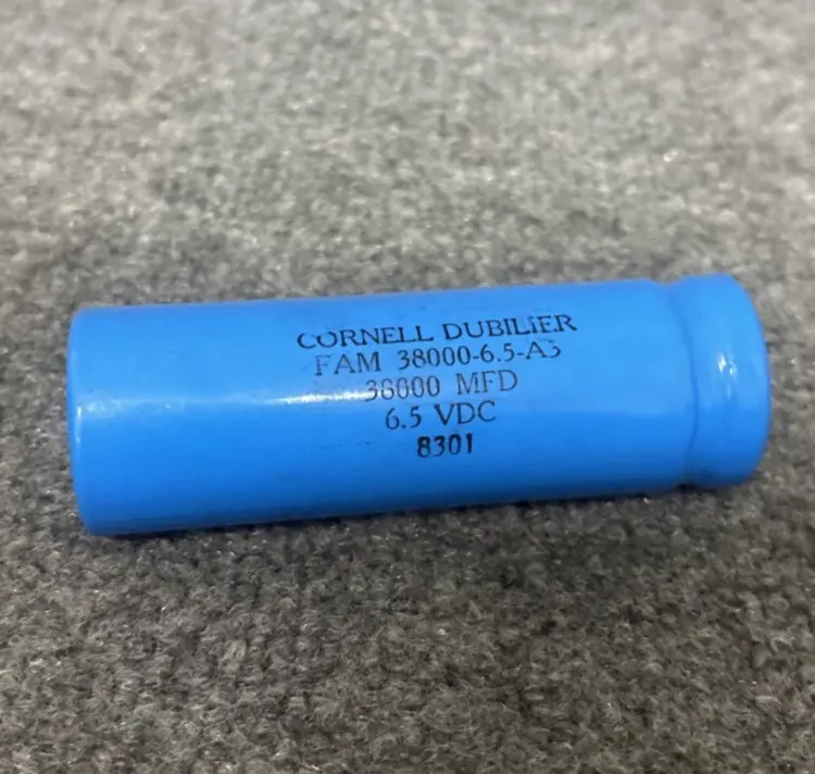Used Cornell Dubilier Fam 38000-6.5-A3 Capacitors California US | Davliegogo LLC #1705850