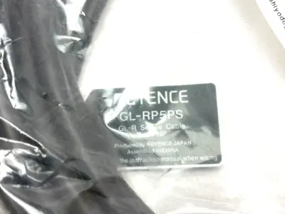 New | in-Stock KEYENCE Light Curtain Connection Cable 5m Length Black Cable & Wire Michigan US | Maverick Industrial Sales #1454381