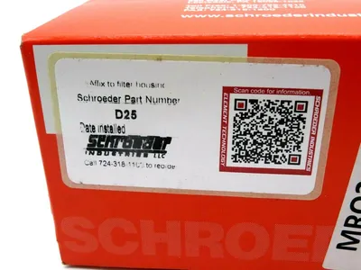 NEW SCHROEDER D25 FILTER ELEMENT