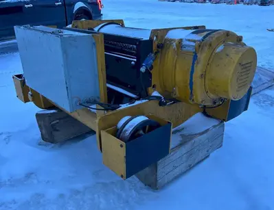25 TON P&H OVERHEAD BRIDGE CRANE HOIST, NEW 1998, 66" GAUGE: YOBRO #24847