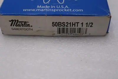 MARTIN SPROCKET & GEAR INC 50BS21HT 1 1/2 / 50BS21HT112 (NEW IN BOX) STOCK H789A