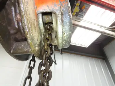 Eaton Yale 1 Ton 2000Lb Manual Chain Fall Hand Hoist 35' Lift