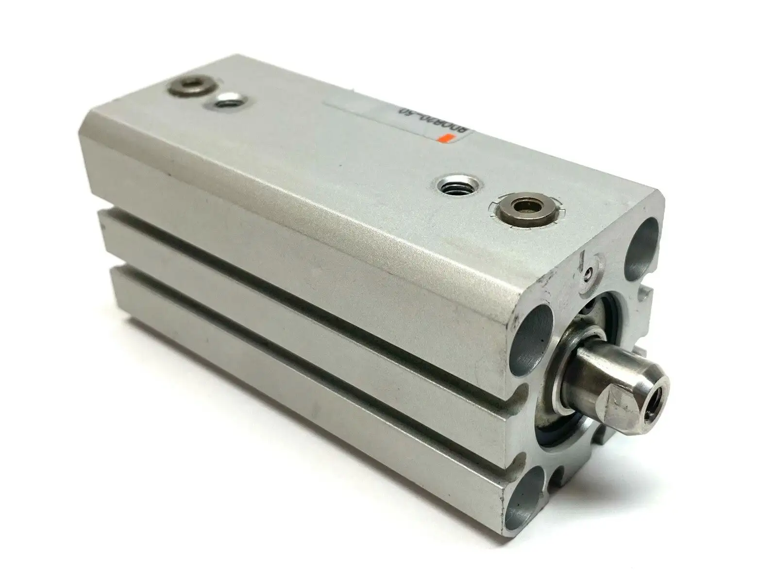 USED SMC AIR-CUSHIONED COMPACT CYLINDER 20MM BORE 50MM STROKE