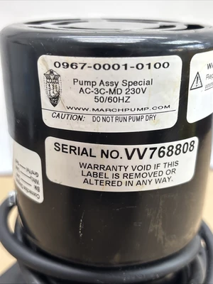 March 768808 Motor 230V for MDXT-3 New Motor,no Pump Assembly
