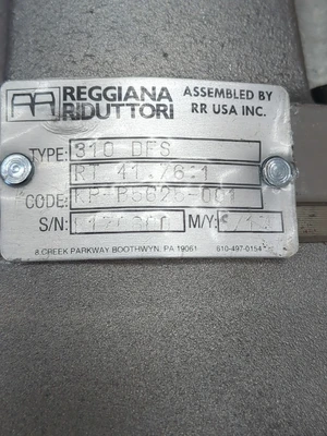 NEW Reggiana Riduttori 310 DFS