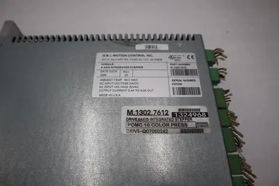 G & L MOTION CONTROL M.1302.7612 5-Axis Integrated Stepper 32Vac STOCK 5142A
