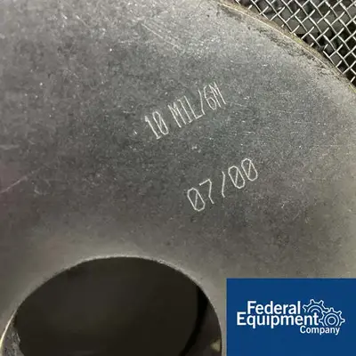 USED SWECO 60" 10 MIL/6-Mesh Self-Cleaning Screen for Sweco Sifter