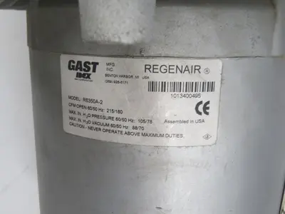 Used GAST R6350A-2 R6350A-2 Pressure Blowers Texas US | Aucto #1461166