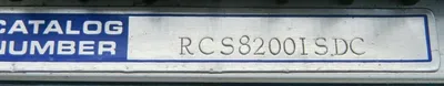 USED REGULATING CONTROL SYSTEMS RCS8200ISDC CONTROL MODULE 127C