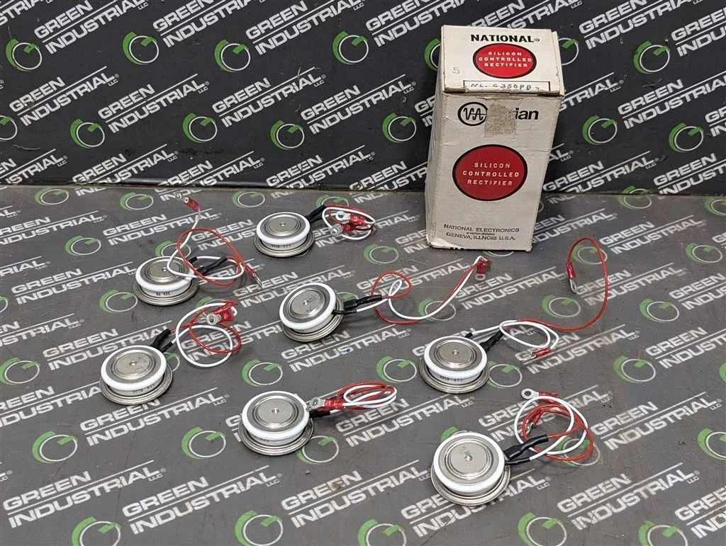 Lot of 7 GE / National Electronics C350PB Silicon Controlled Rectifiers New NIB
