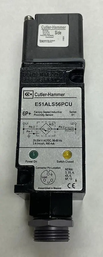 New | in-Stock CUTLER-HAMMER E51ALS56PCU Proximity Sensors Ohio US | Surplus Asset Holdings #1206142