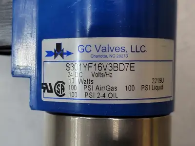 NEW GC VALVES S301YF16V3BD7E