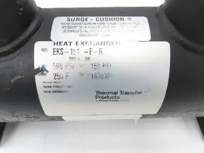 Thermal Transfer EKS-1012-F-R Oil Cooler Shell & Tube Heat Exchanger 2-Pass