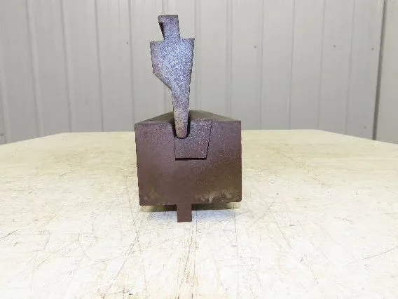 Press Brake Punch Die Set 25" Long 3/8" U Bend 9/16" Deep 1/2" Safety Tang