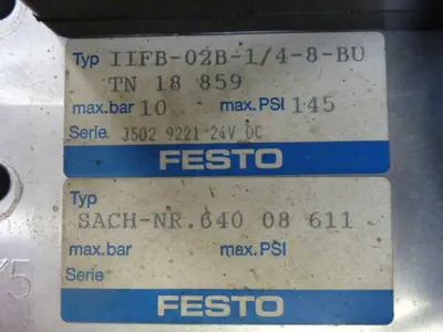 USED FESTO IFB8-02