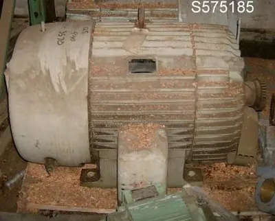 Motor, 125 HP, General Electric, 3570 RPM, 440 Volt #S575185
