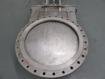 New  30" knife gate valve with Pneumatic Actuator V-Port Style