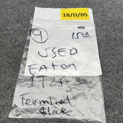 Used Eaton Bussmann 1725-3 Terminal Blocks California US | Davliegogo LLC #1707612