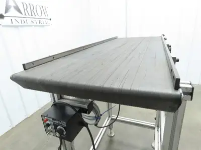 MK North America GUF-P 2000 Belt Conveyor 400x 1100mm 115V Variable Speed 41-46H