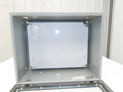 nVent Hoffman CSD20168W Electrical Window-Door Enclosure 20"x16"x8" W/ Blemishes