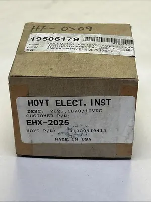 New | in-Stock HOYT EHX-2025 Meters - Misc Ohio US | Surplus Asset Holdings #1227817