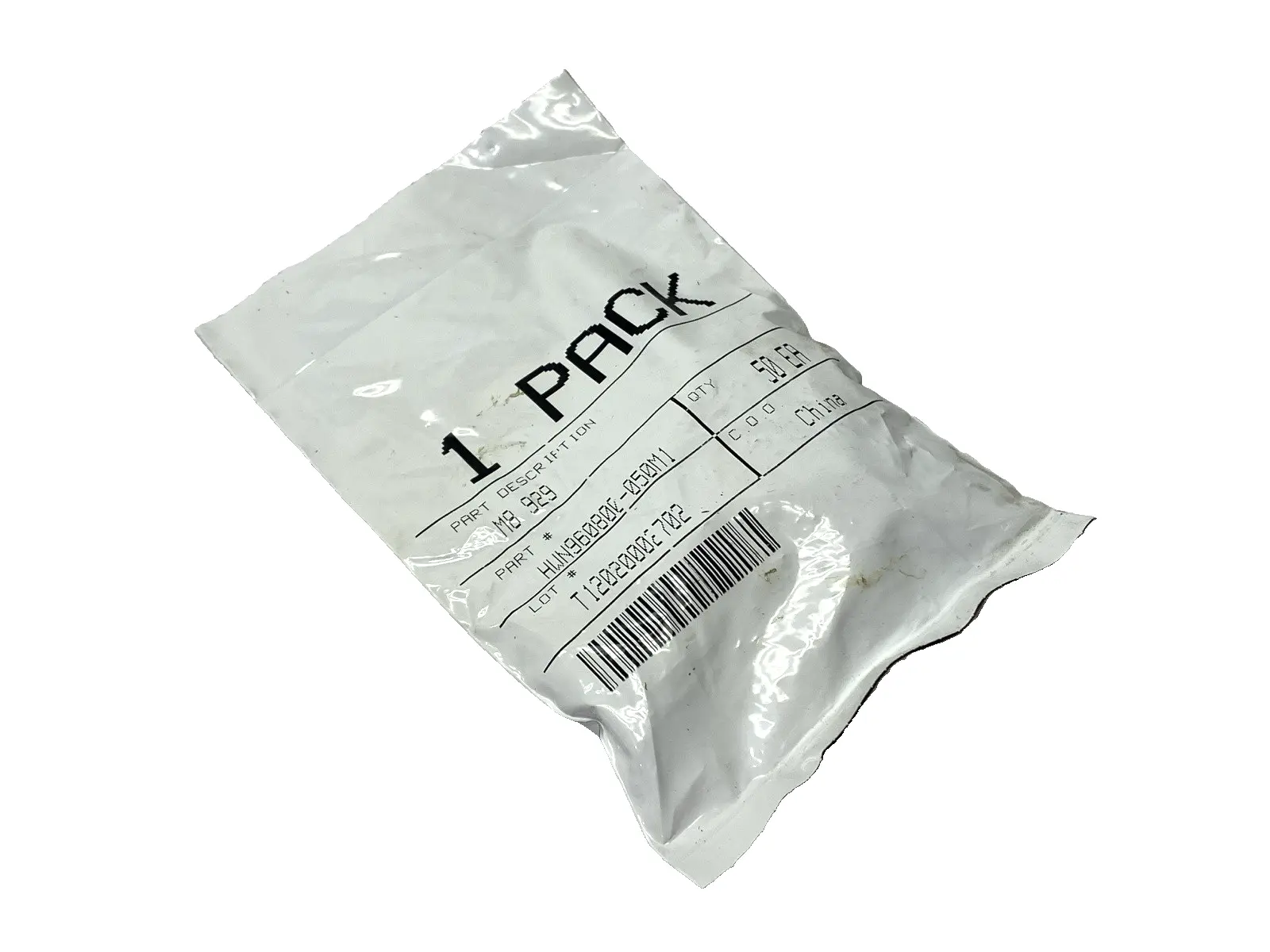 HWN960800-050M1 | Hex Nut M8 929 PACKAGE OF 50 - New