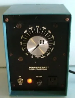 QTY. 1. POWER STAT VARIABLE TRANSFORMER TYPE L1168...