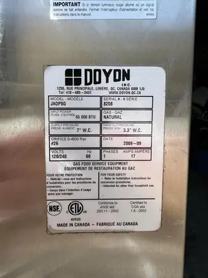 USED DOYON JAOP8G