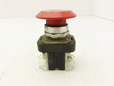 Allen Bradley 800T-FXA5 Red Mushroom Push/Pull E-Stop Button 30mm