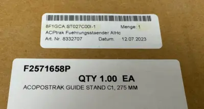 NEW B&R 8F1GCA.ST027C00I-1 ACPtrak GUIDE STAND C1 275MM 8332707