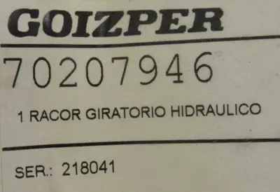 NEW GOIZPER 70207946 ROTARY UNION