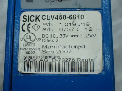 Used SICK CLV4506010 Barcode Scanners Ohio US | HGR 24 #904354
