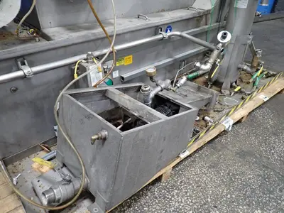 CRYSTAL FILTRATION CONTINUOUS FILTER COOLANT SYSTEM, WITH DRAG-OUT CONVEYOR : YOBRO #25069