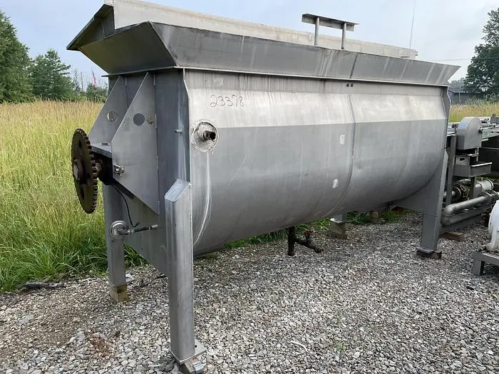 Used 1985 RIETZ BEPEX RIBBON BLENDER SURGE TANK C-46-K3210 Dough Mixers Ohio US | Regal Equipment Inc #219354