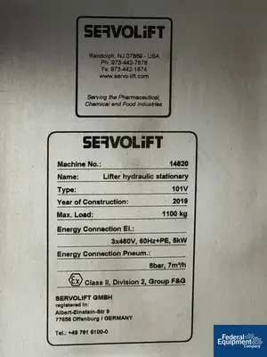 NEW Servolift Servolift Bulk Bag Discharge Sifting Stand