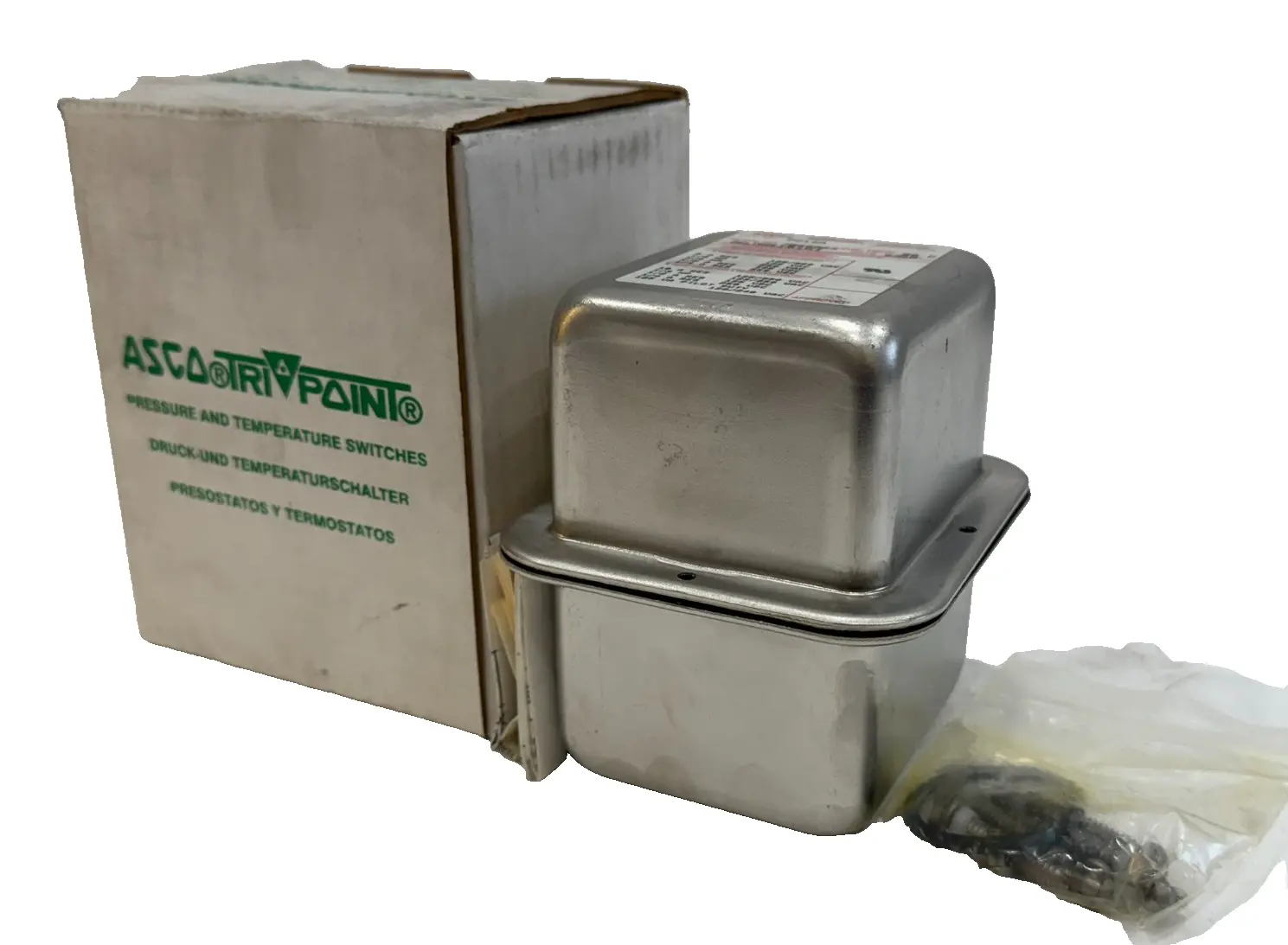 NEW ASCO PC14A PRESSURE SWITCH ENCLOSURE 120-240VAC
