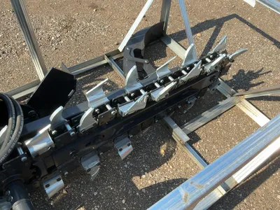 New JCT Trencher Skid Steer Attachment, Universal Quick Attach, Approx. 36” Trench Depth and 8” Tren...