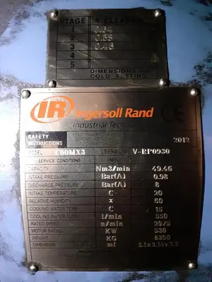 Ingersoll-Rand C60MX3 Compressor Air Plant | Perry Equipment (3)