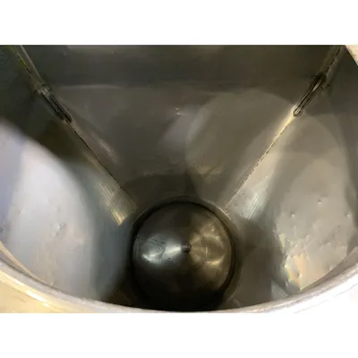 Used 1000 Liter (35 cu. Ft) IBC Matcon Stainless Steel Portable Tote Bin