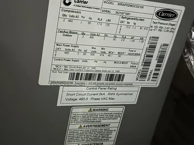 2021 CARRIER 30RAP0206DC05F00 CHILLERS | Machinery Network (3)